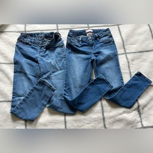 Girls Skinny Jean Bundle size 8